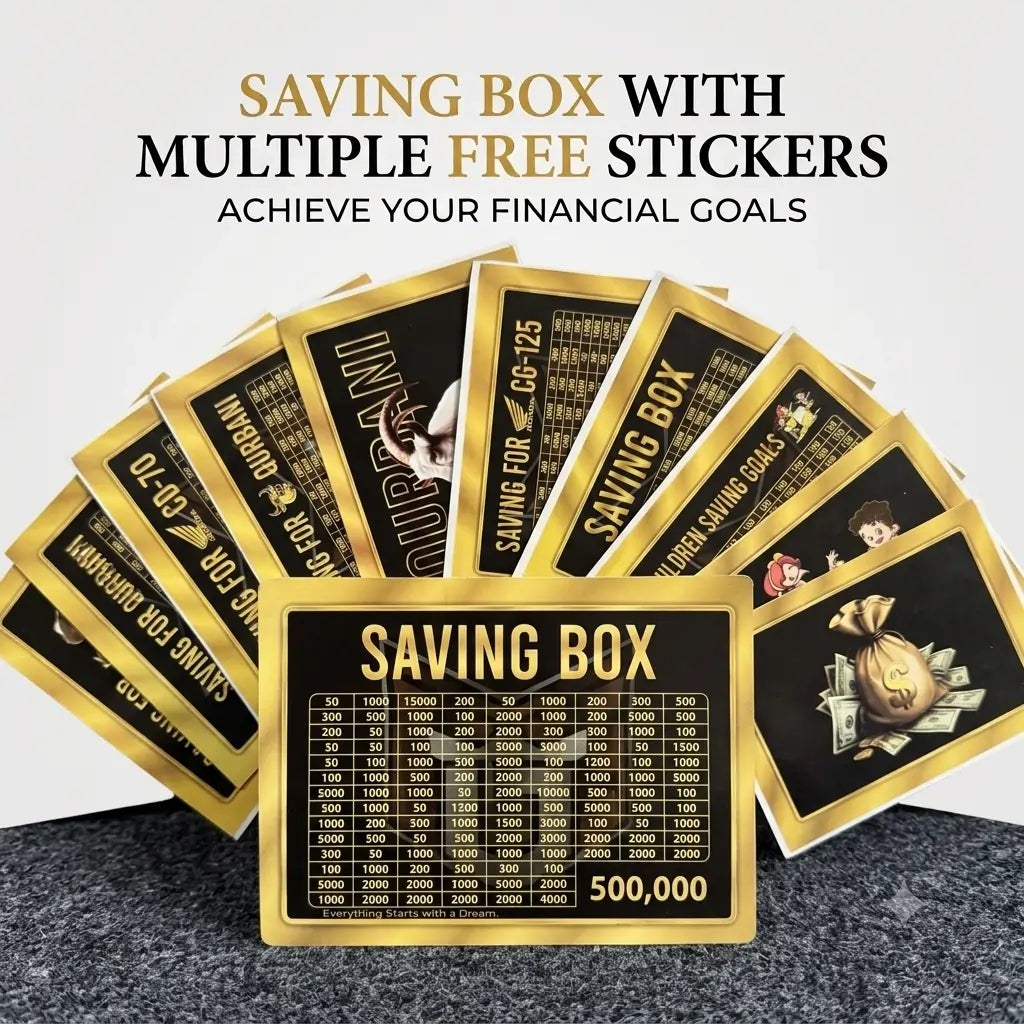 Saving Box 500,000 With 4x Free Sticker Cards 🔥