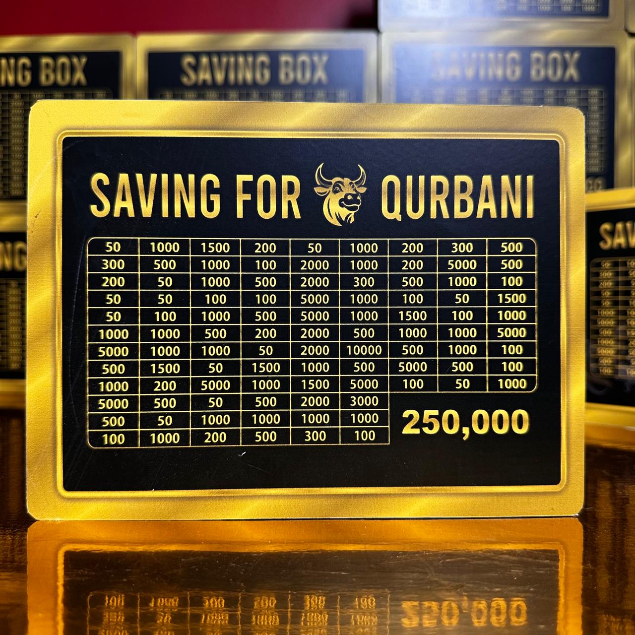 Qurbani Saving Box 250,000